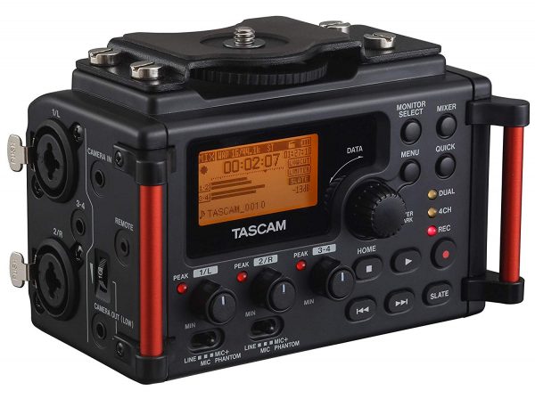 Tascam DR-60DMKII 4-Channel Portable Audio Recorder for DSLR