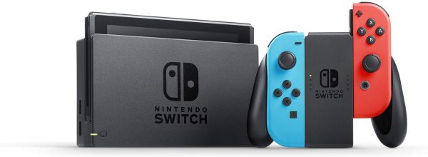 Nintendo Switch – Neon Red and Neon Blue Joy-Con - HAC 001 (Discontinued by Manufacturer)