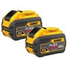 DEWALT DCB609-2 20V/60V MAX FLEXVOLT 9Ah Battery, 2 Pack