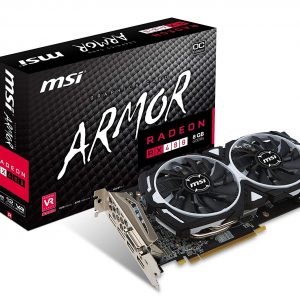 MSI GAMING Radeon RX 480 GDDR5 4GB CrossFire VR Ready FinFET DirectX 12 Graphics Card (RX 480 ARMOR 4G OC)